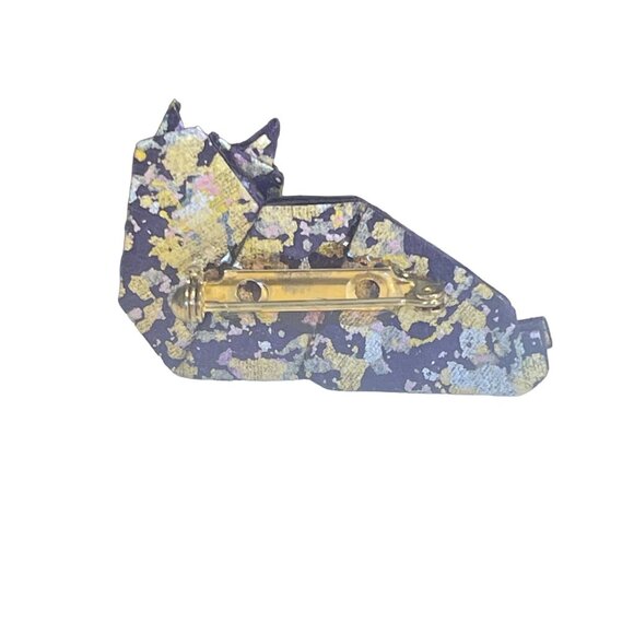 Handcrafted Origami Cat Pin By The Paper Crane - Picture 7 of 7